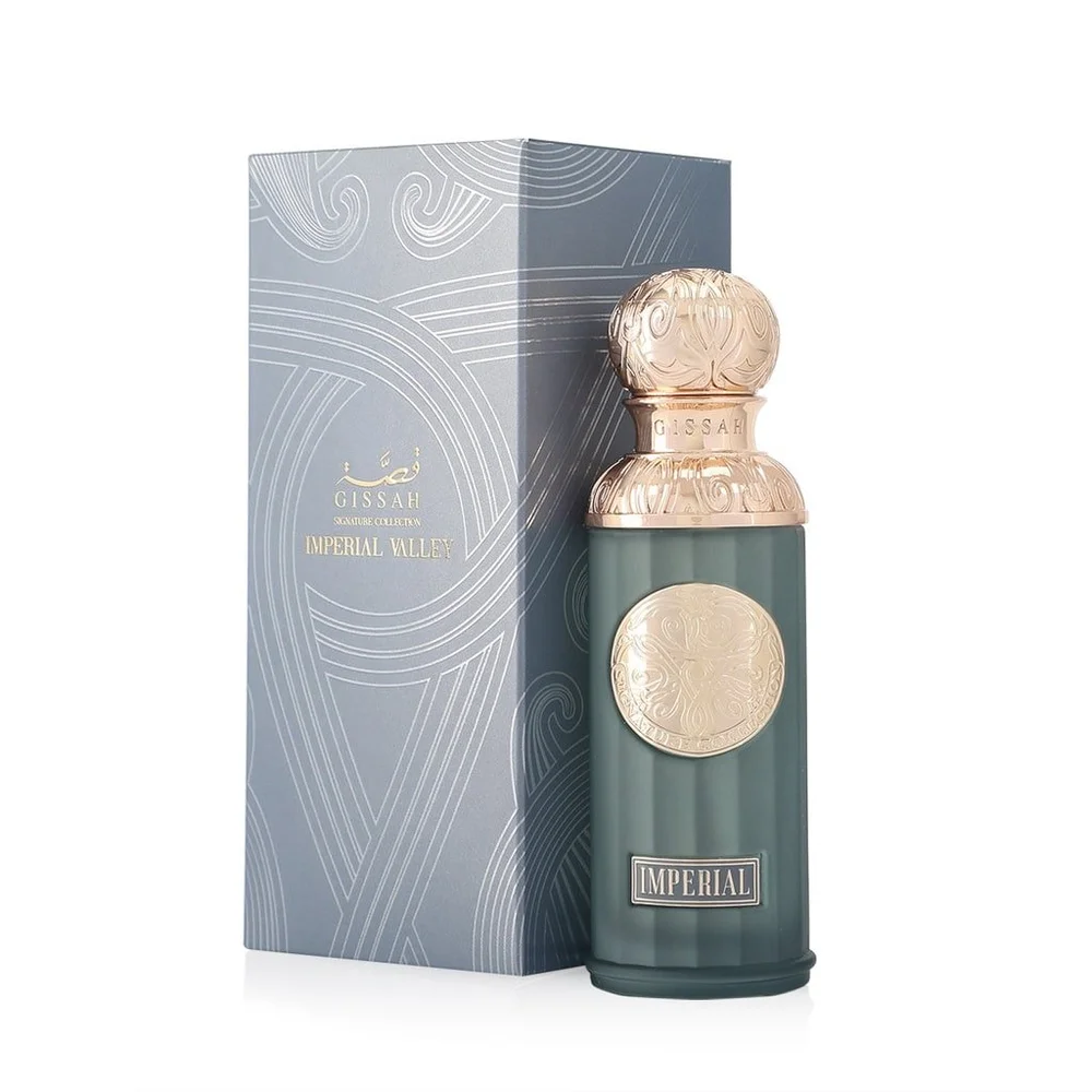 gissah-imperial-valley-perfume-beside-box Gissa Imperial Valley 50ml - Image 1